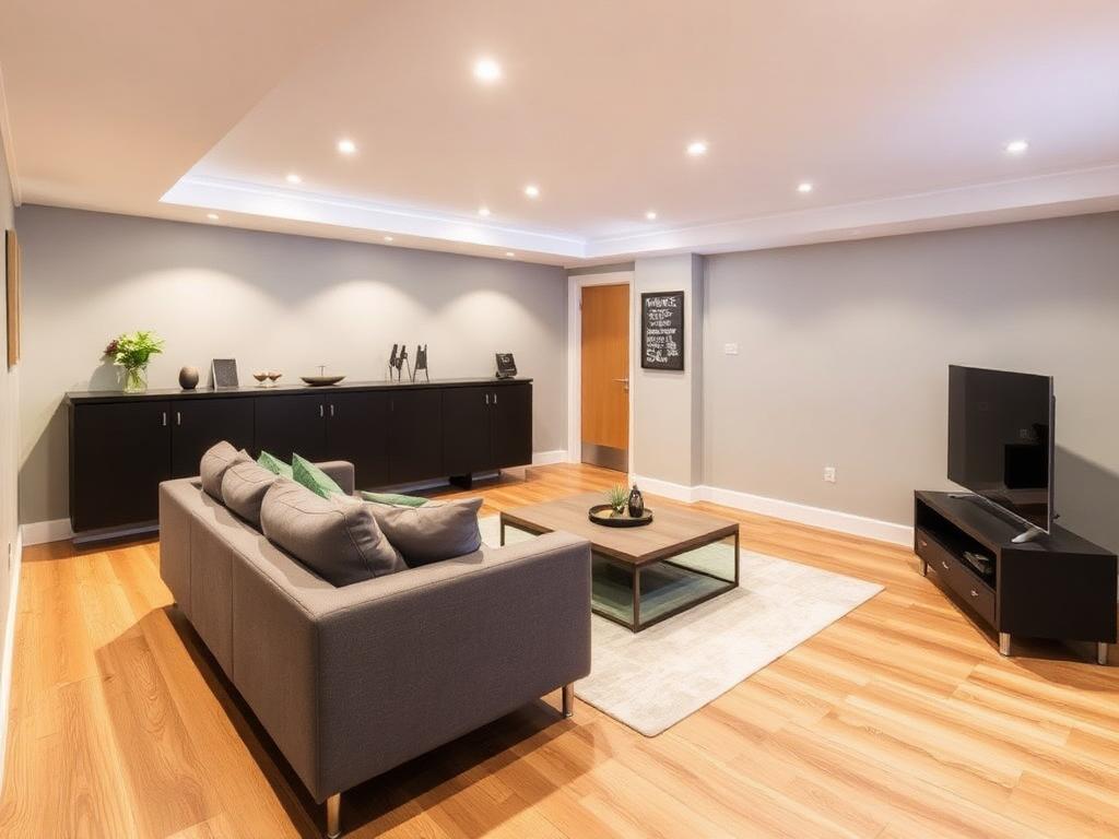 Basement Living Space
